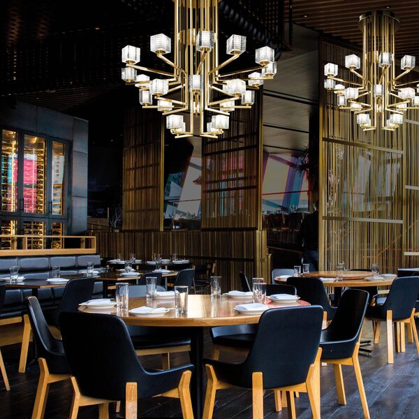 Simple chair on a porch with warm light